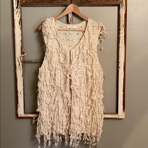 Bohemian style vest in Cream by Umgee